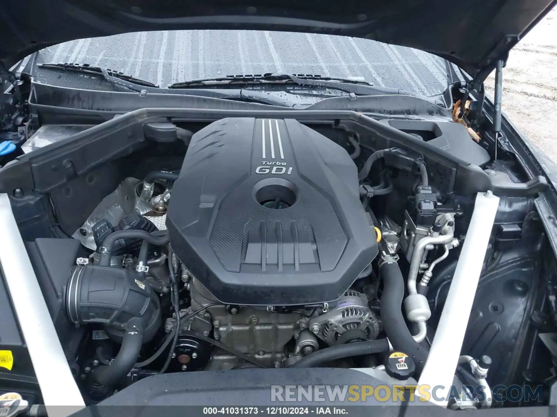 10 fotografías del automóvil dañado KNAE15LA6K6069504 KIA STINGER 2019