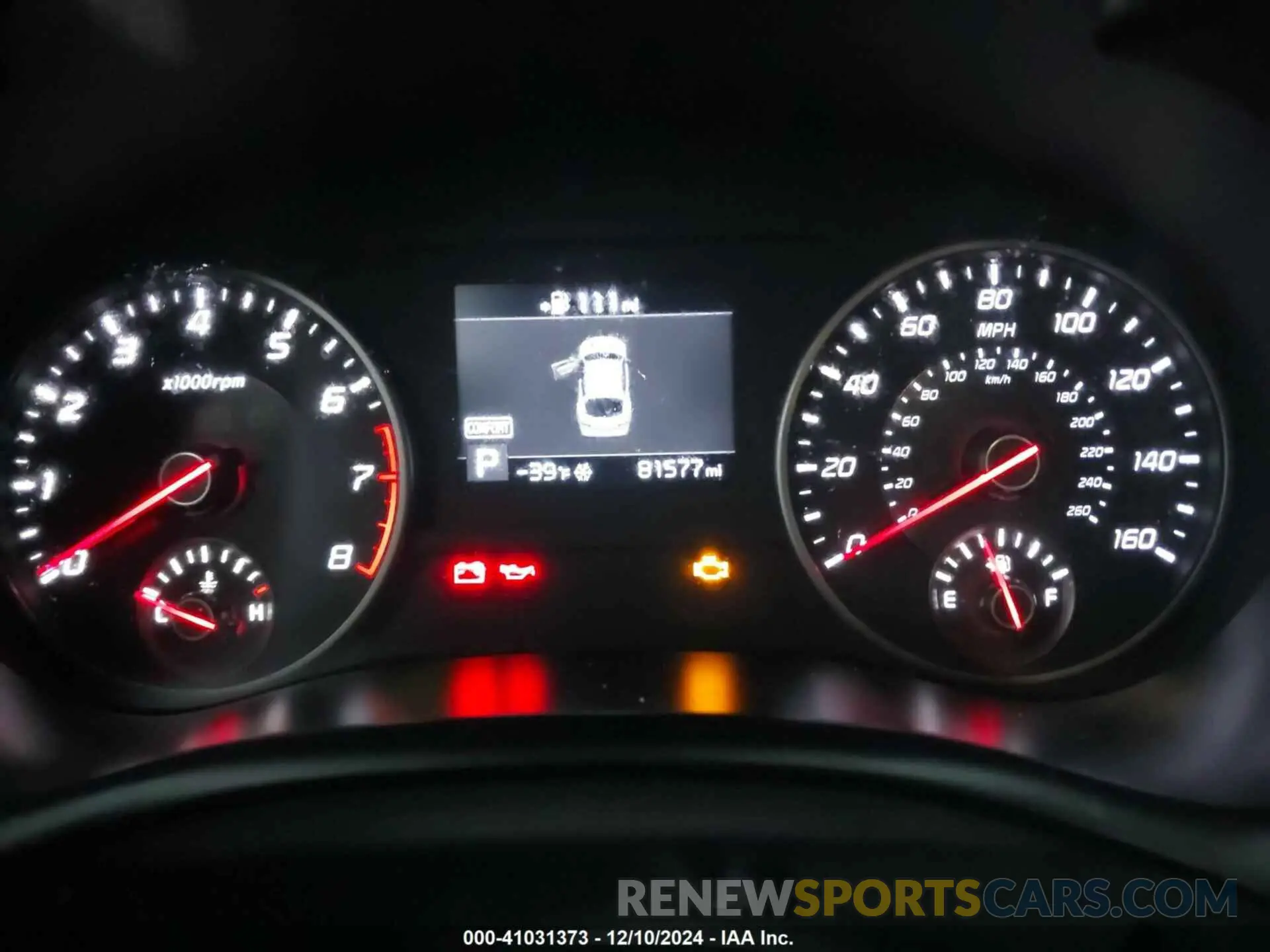 7 fotografías del automóvil dañado KNAE15LA6K6069504 KIA STINGER 2019