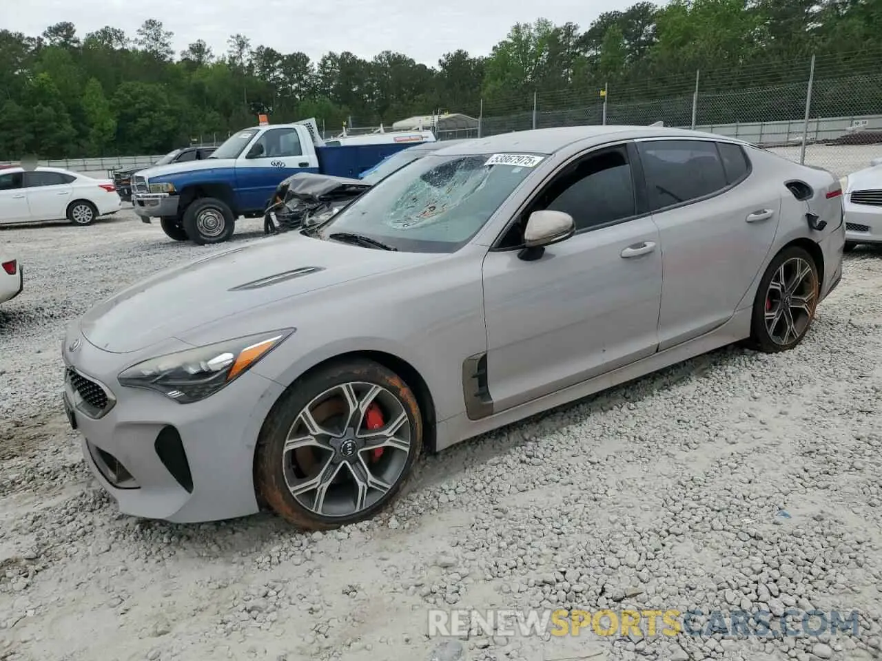 1 fotografías del automóvil dañado KNAE35LC5K6058506 KIA STINGER 2019