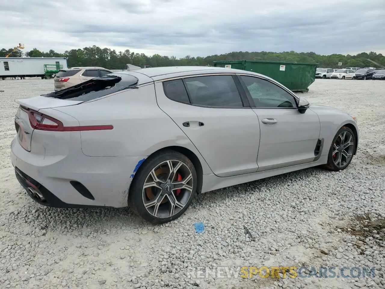 3 fotografías del automóvil dañado KNAE35LC5K6058506 KIA STINGER 2019