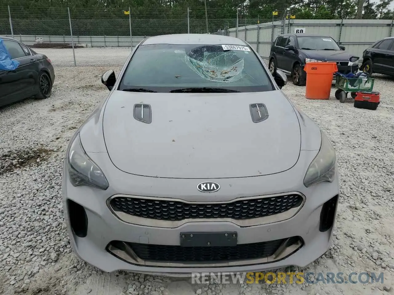 5 fotografías del automóvil dañado KNAE35LC5K6058506 KIA STINGER 2019