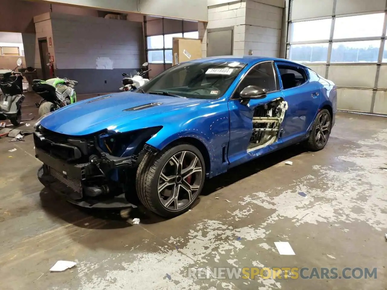 1 fotografías del automóvil dañado KNAE35LC6K6051077 KIA STINGER 2019
