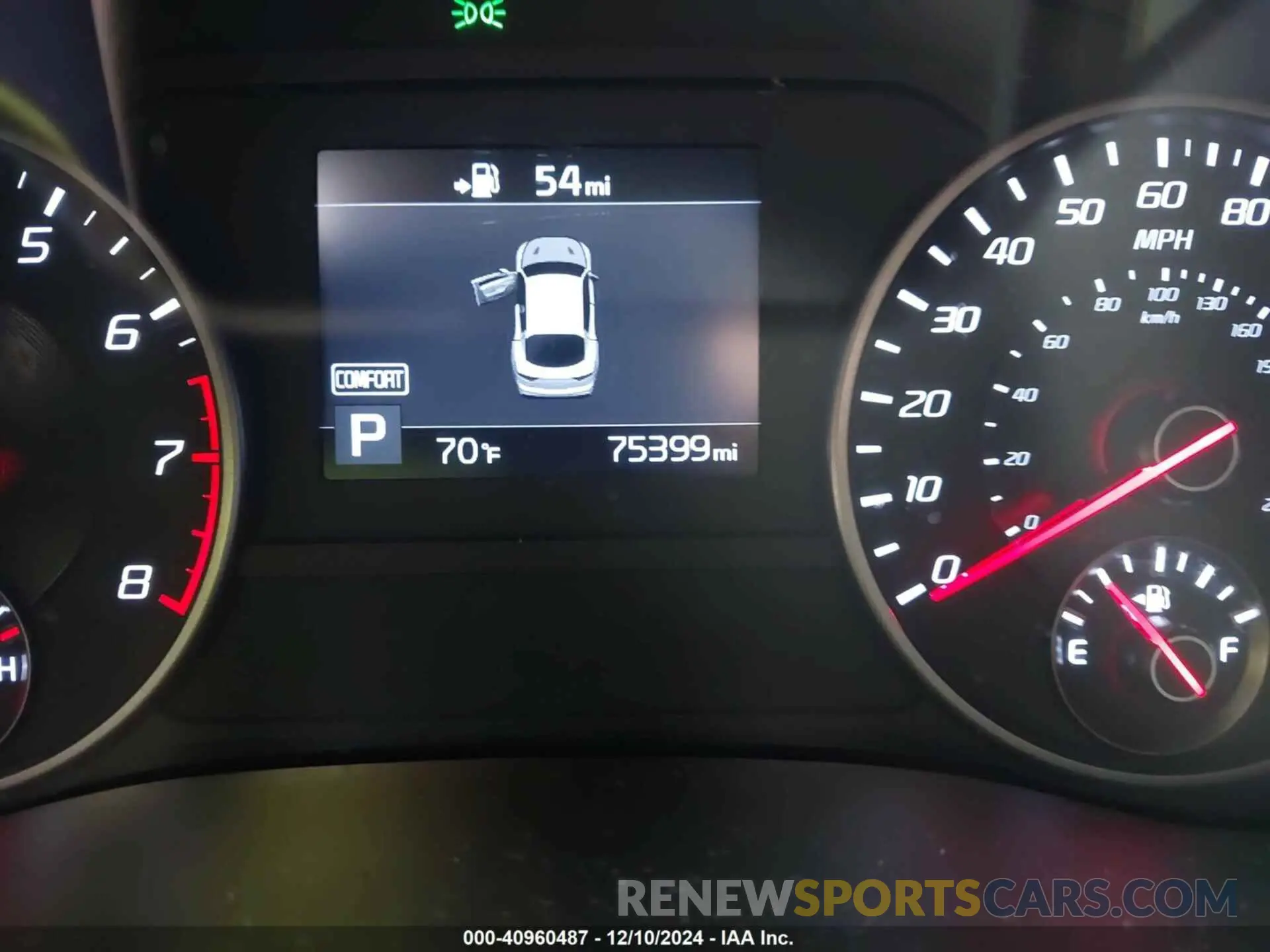 15 fotografías del automóvil dañado KNAE35LC7K6070754 KIA STINGER 2019