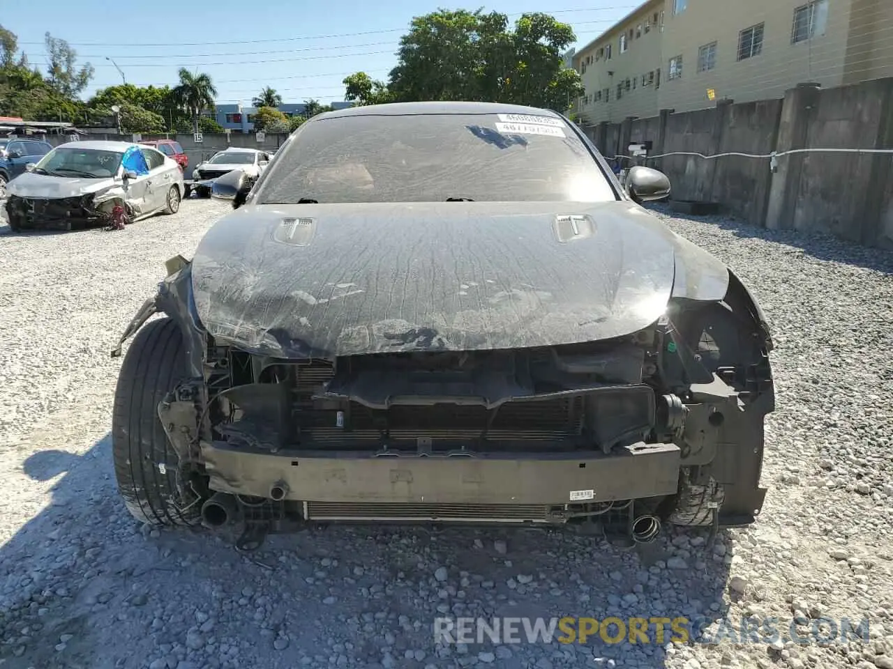 5 fotografías del automóvil dañado KNAE35LCXK6055410 KIA STINGER 2019