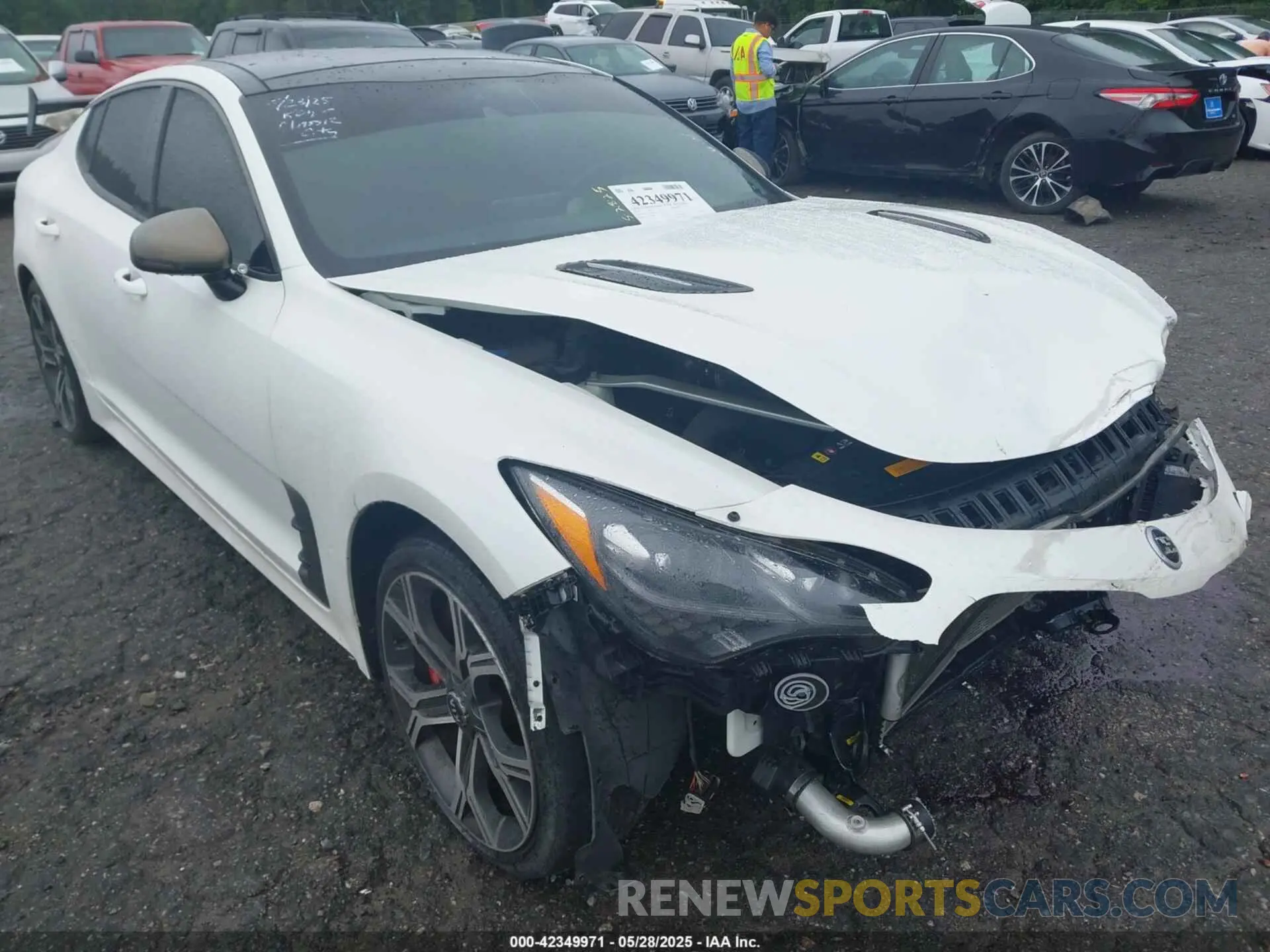 1 fotografías del automóvil dañado KNAE45LC8K6051272 KIA STINGER 2019