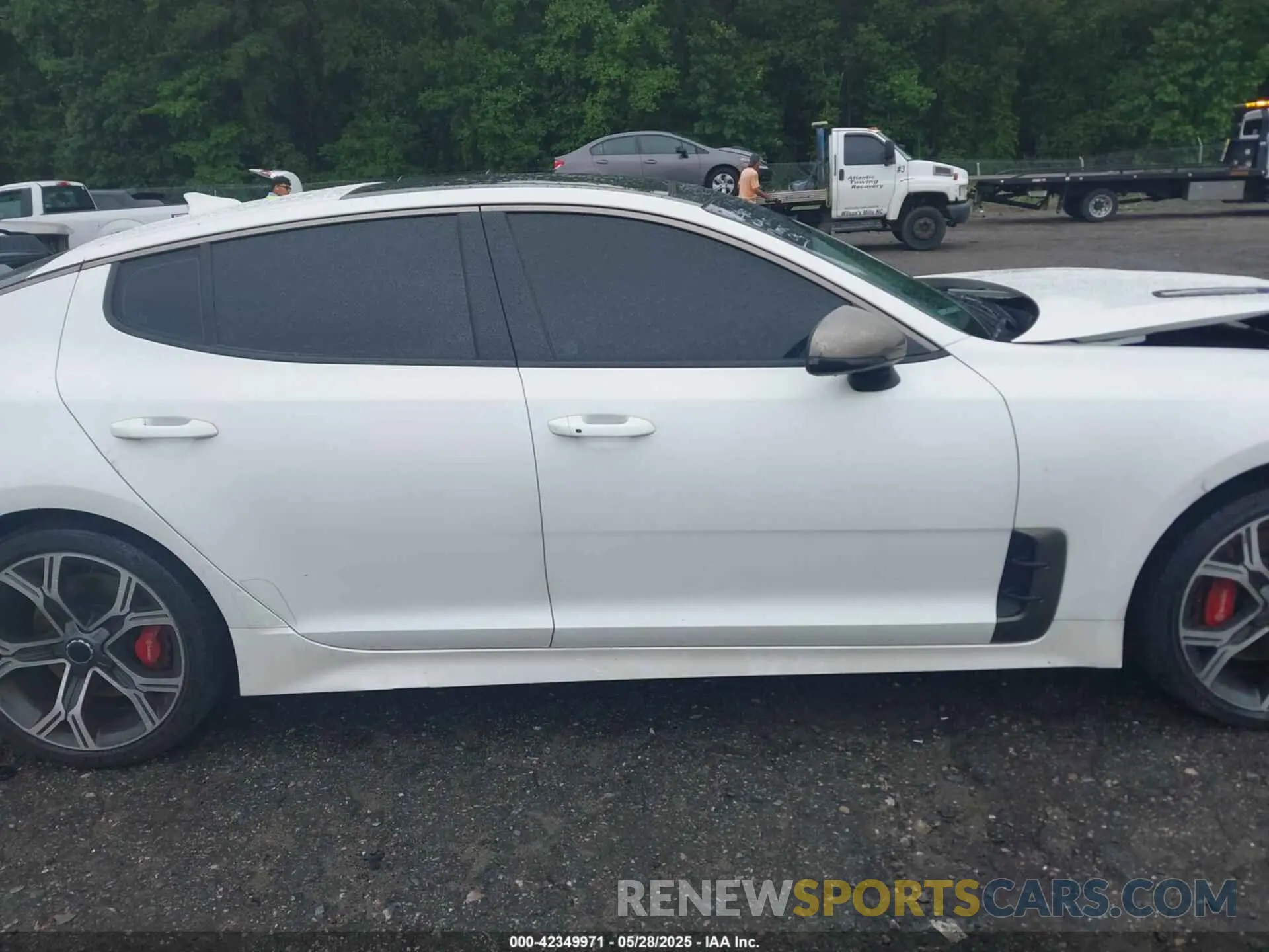13 fotografías del automóvil dañado KNAE45LC8K6051272 KIA STINGER 2019
