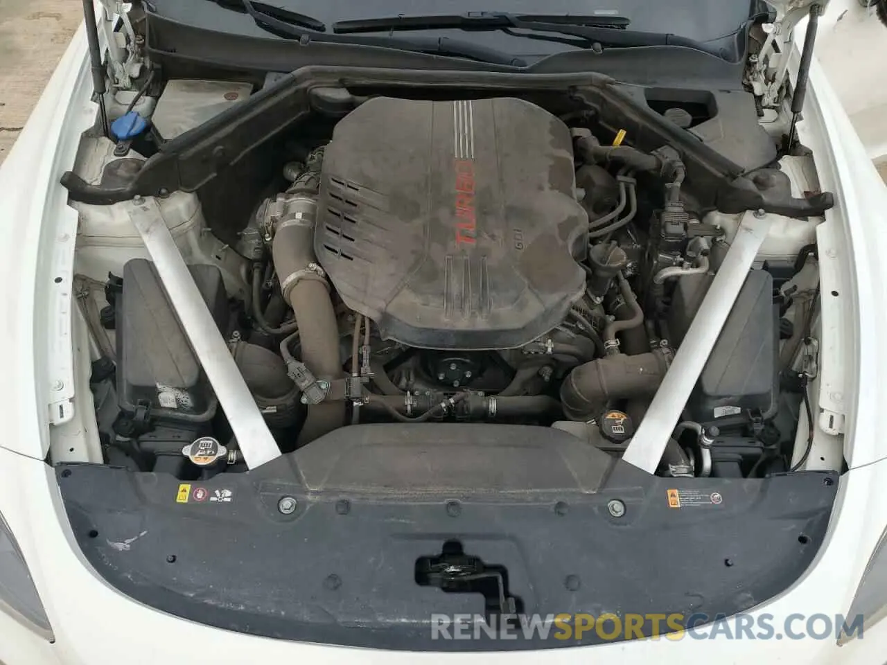 11 fotografías del automóvil dañado KNAE55LC5K6064817 KIA STINGER 2019