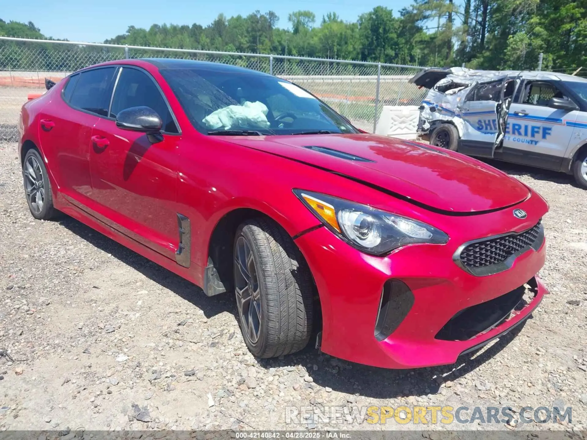 1 fotografías del automóvil dañado KNAE15LA4L6084309 KIA STINGER 2020