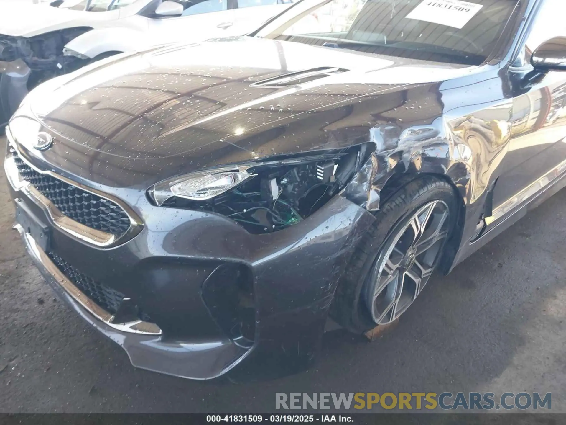 6 fotografías del automóvil dañado KNAE15LA7L6074843 KIA STINGER 2020