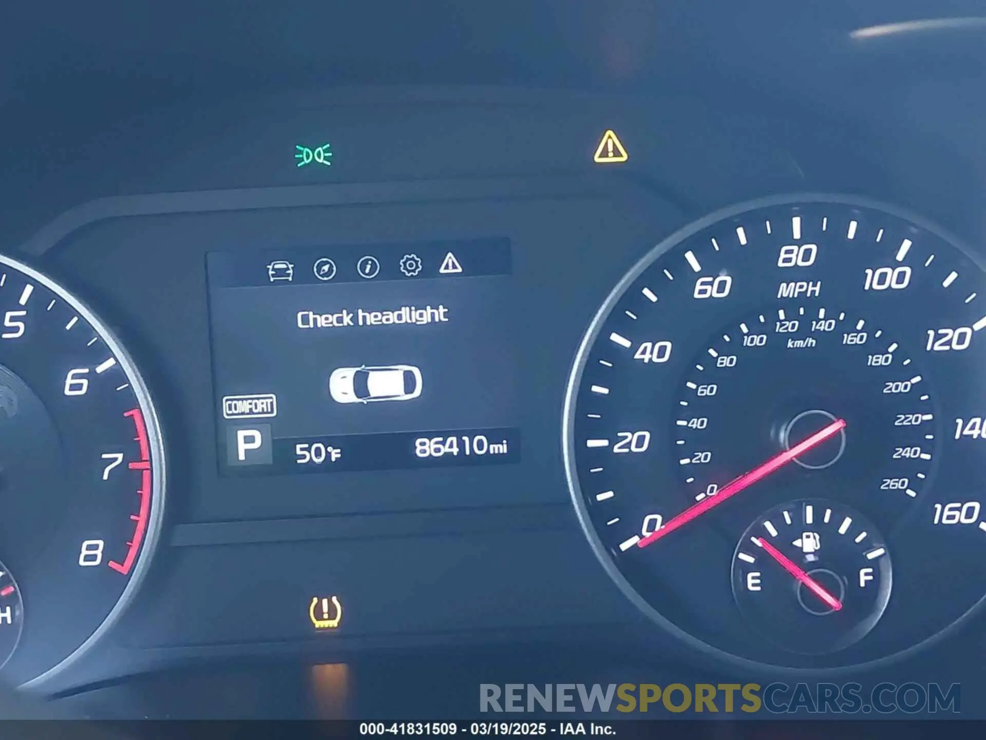7 fotografías del automóvil dañado KNAE15LA7L6074843 KIA STINGER 2020