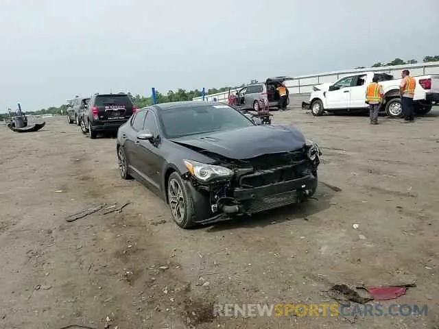 13 fotografías del automóvil dañado KNAE15LA8L6079484 KIA STINGER 2020