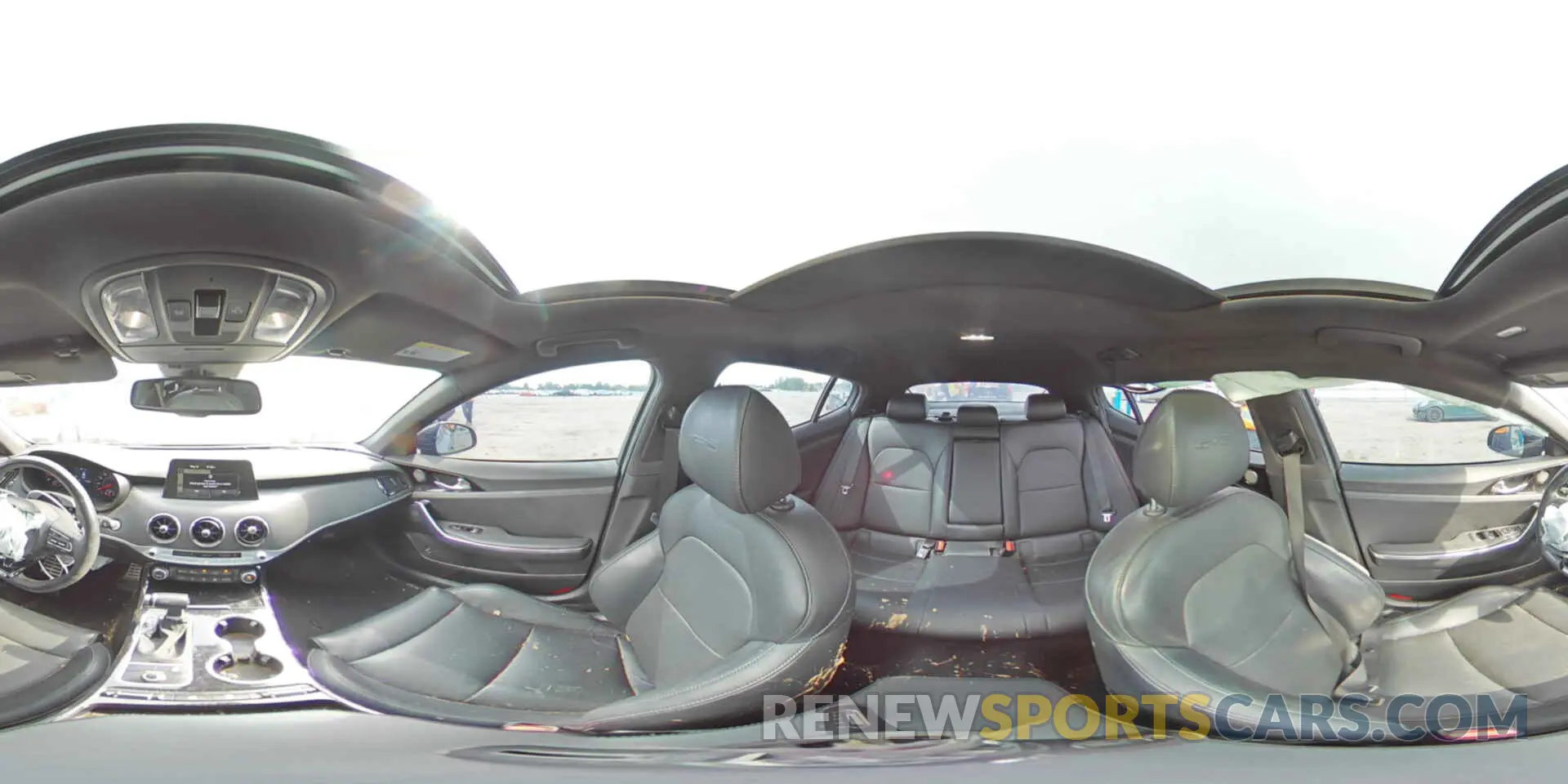 14 fotografías del automóvil dañado KNAE15LA8L6079484 KIA STINGER 2020