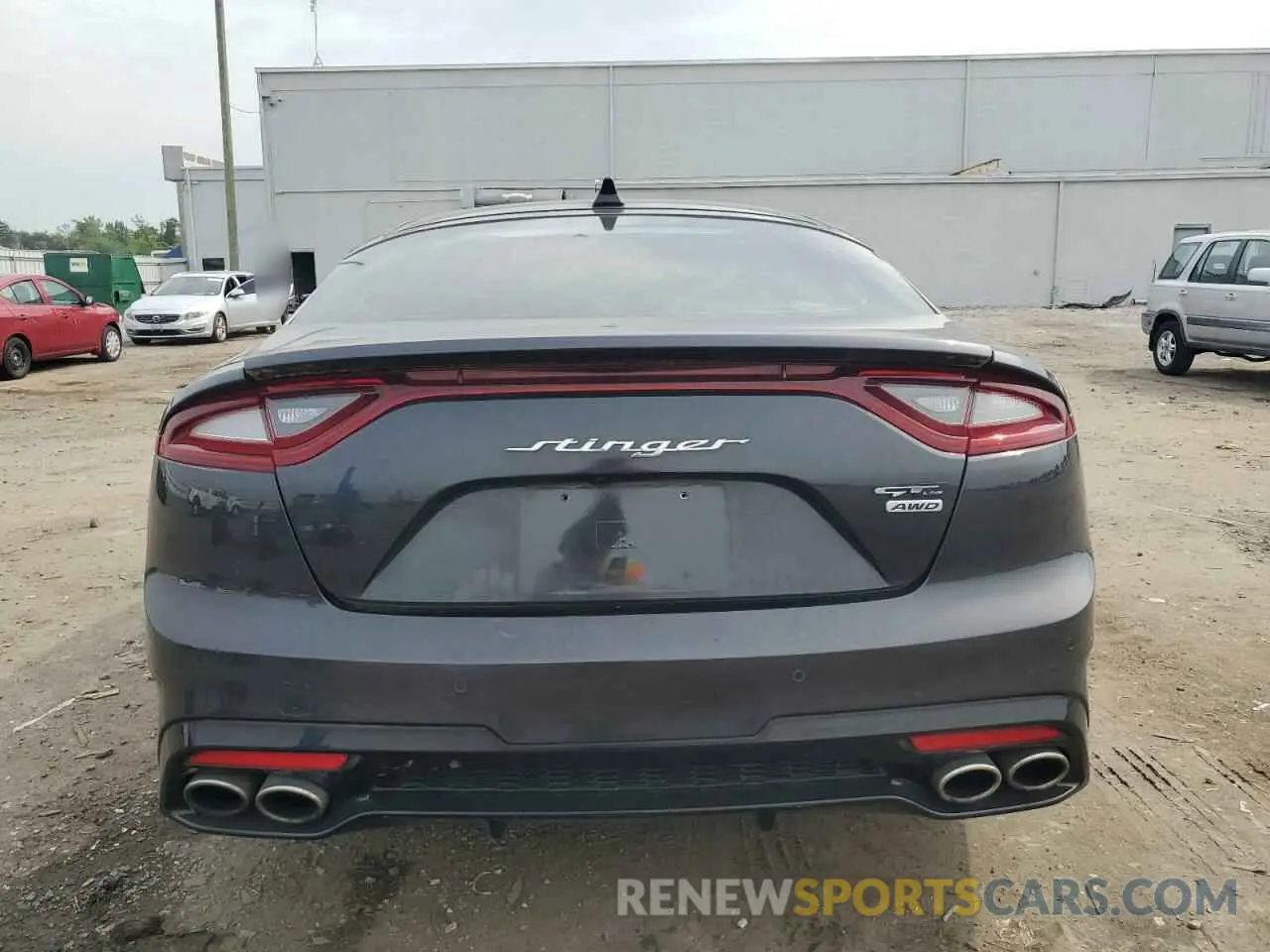 6 fotografías del automóvil dañado KNAE15LA8L6079484 KIA STINGER 2020