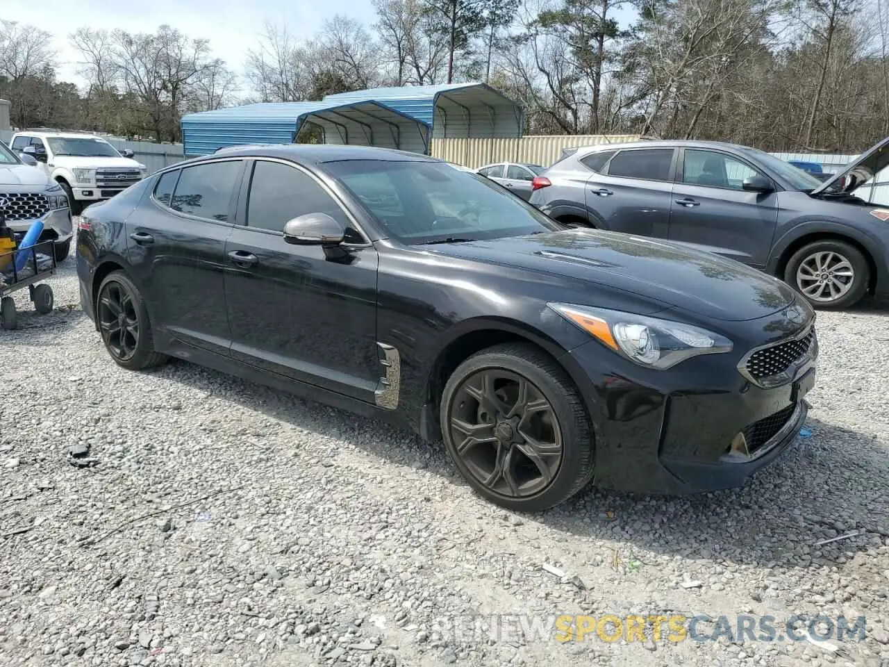 4 fotografías del automóvil dañado KNAE15LA9L6072317 KIA STINGER 2020
