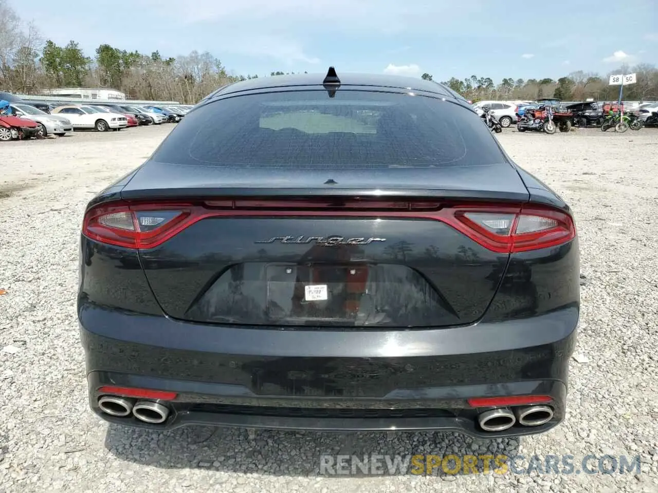 6 fotografías del automóvil dañado KNAE15LA9L6072317 KIA STINGER 2020