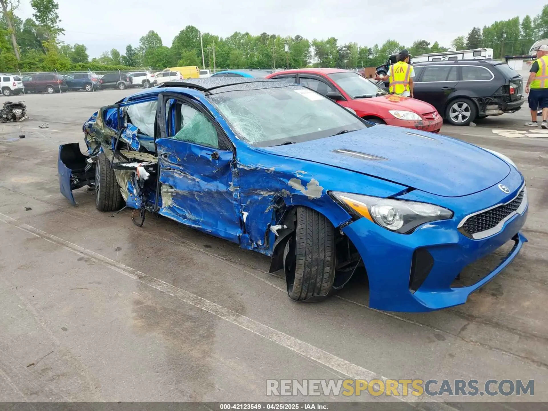 1 fotografías del automóvil dañado KNAE15LAXL6082743 KIA STINGER 2020