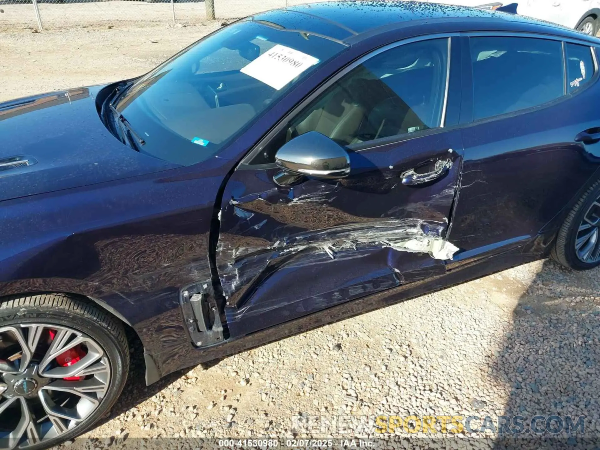 6 fotografías del automóvil dañado KNAE35LC3L6085009 KIA STINGER 2020
