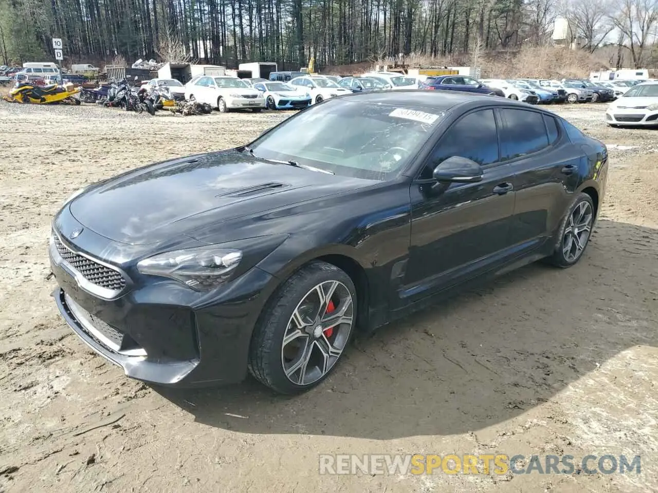 1 fotografías del automóvil dañado KNAE35LC4L6080319 KIA STINGER 2020