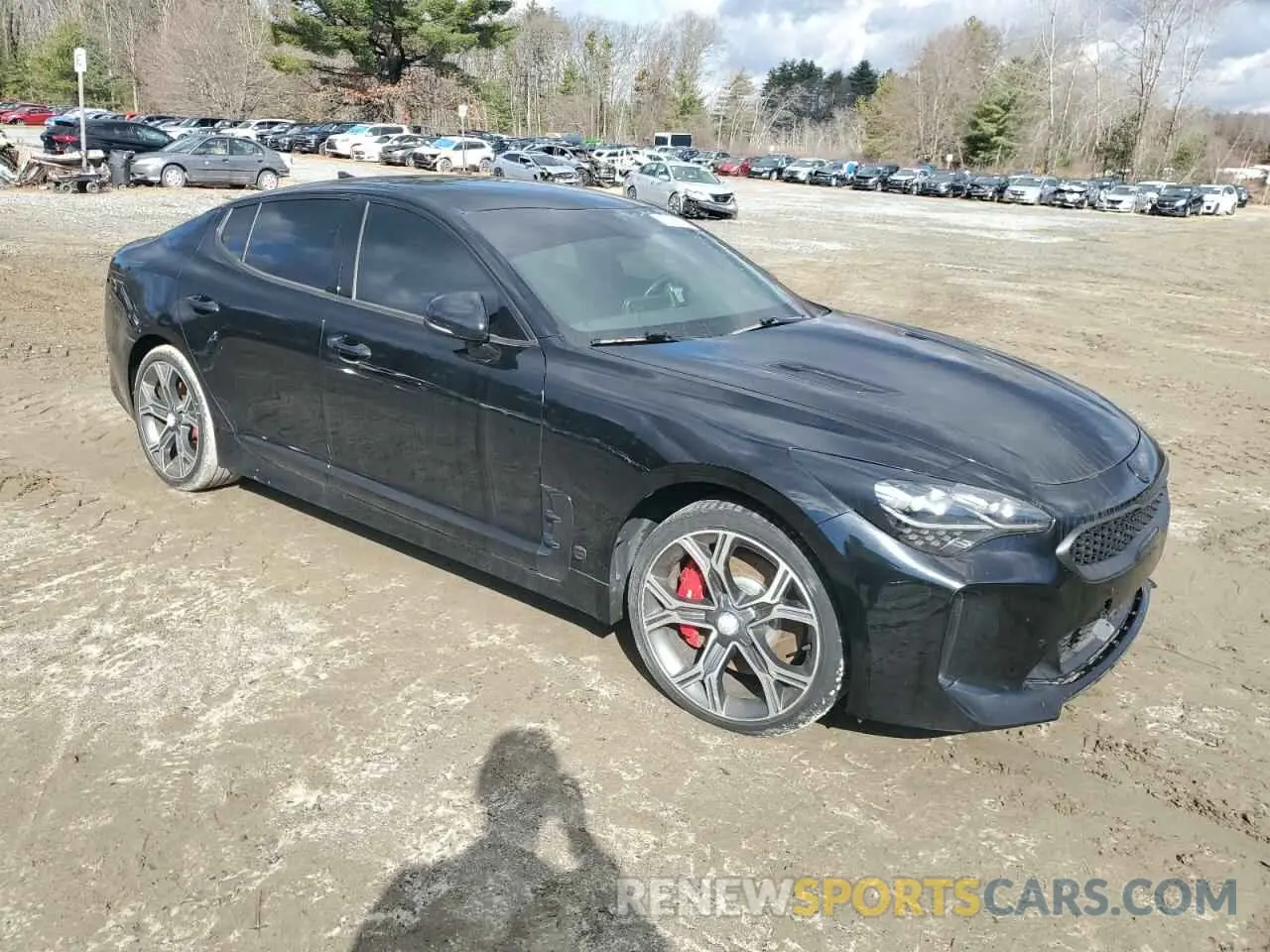 4 fotografías del automóvil dañado KNAE35LC4L6080319 KIA STINGER 2020