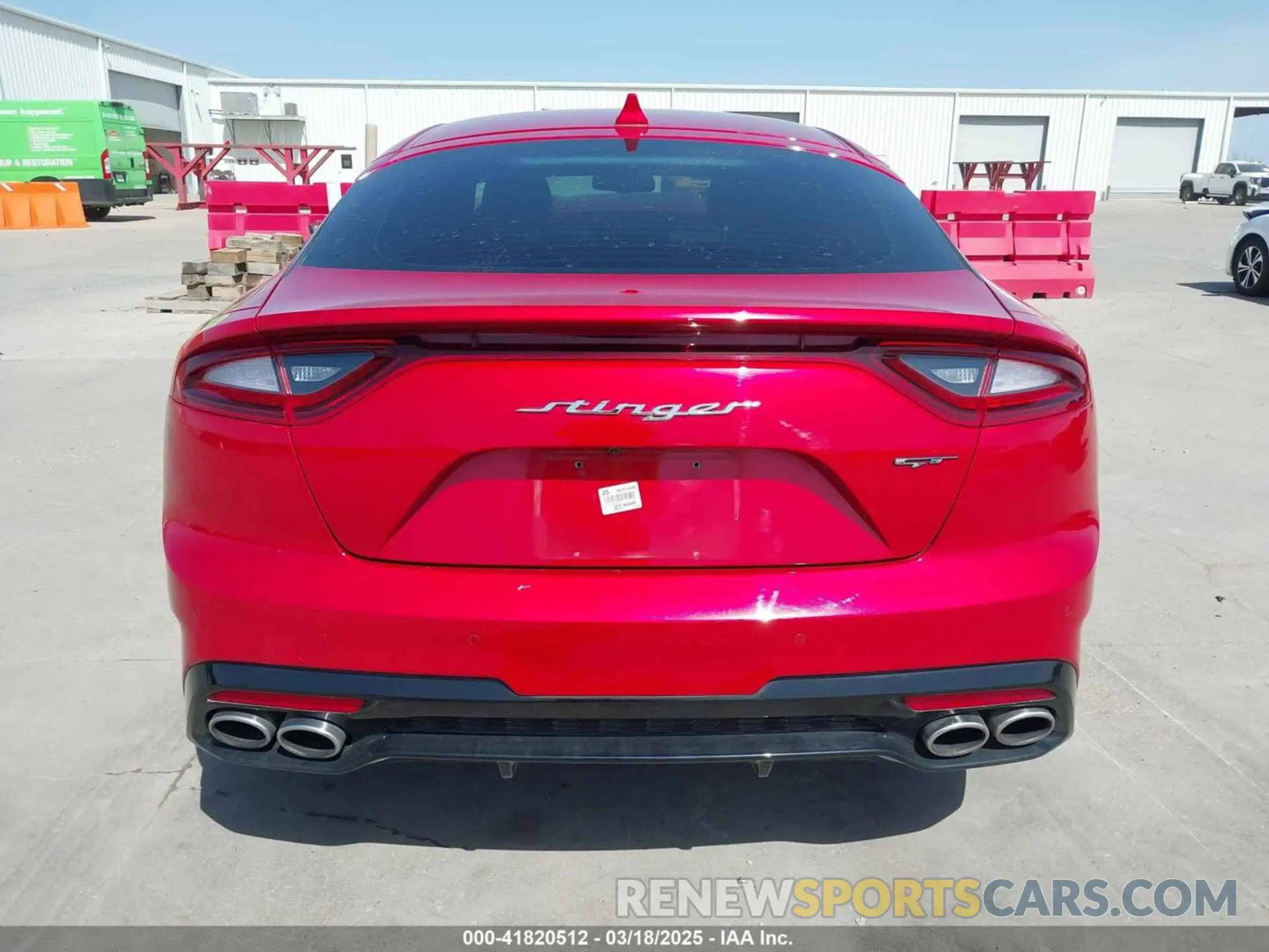 16 fotografías del automóvil dañado KNAE35LC4L6085147 KIA STINGER 2020