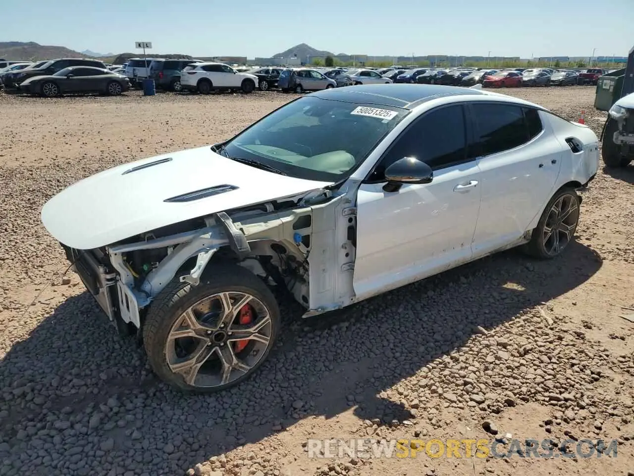 1 fotografías del automóvil dañado KNAE45LC2L6081904 KIA STINGER 2020
