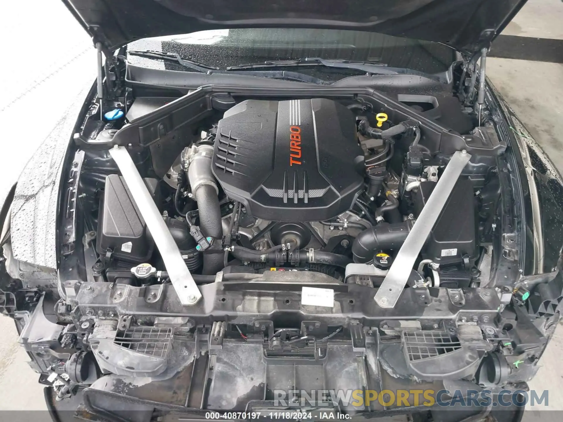 10 fotografías del automóvil dañado KNAE45LC5L6075904 KIA STINGER 2020