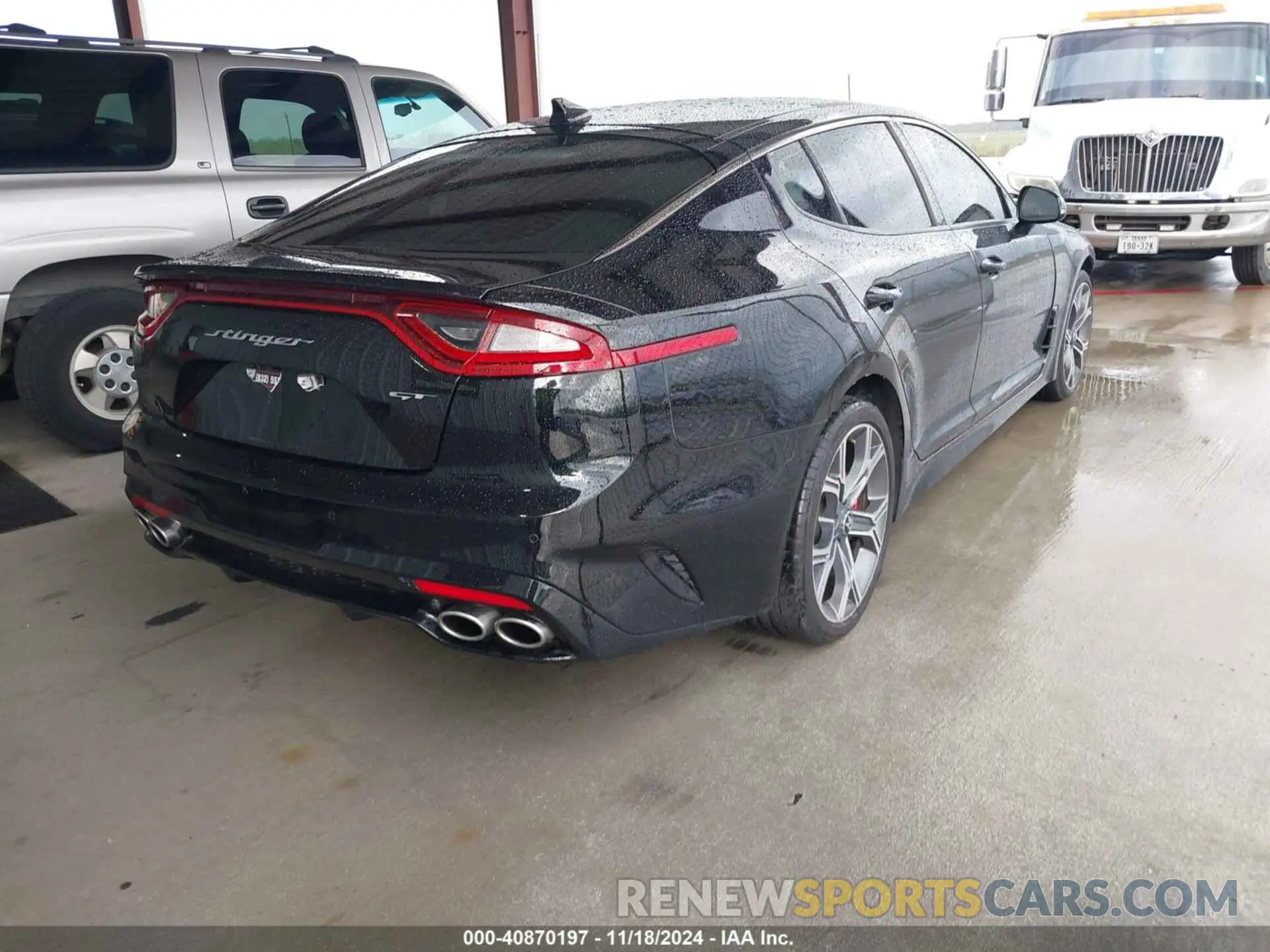 4 fotografías del automóvil dañado KNAE45LC5L6075904 KIA STINGER 2020