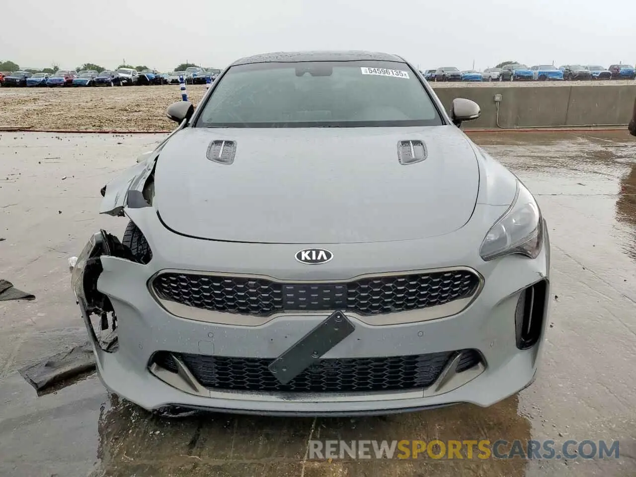 5 fotografías del automóvil dañado KNAE45LC8L6080207 KIA STINGER 2020