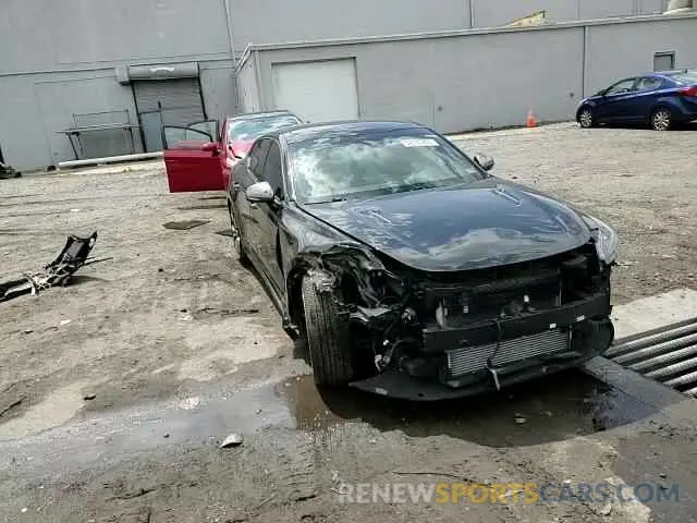 11 fotografías del automóvil dañado KNAE45LC8L6081602 KIA STINGER 2020