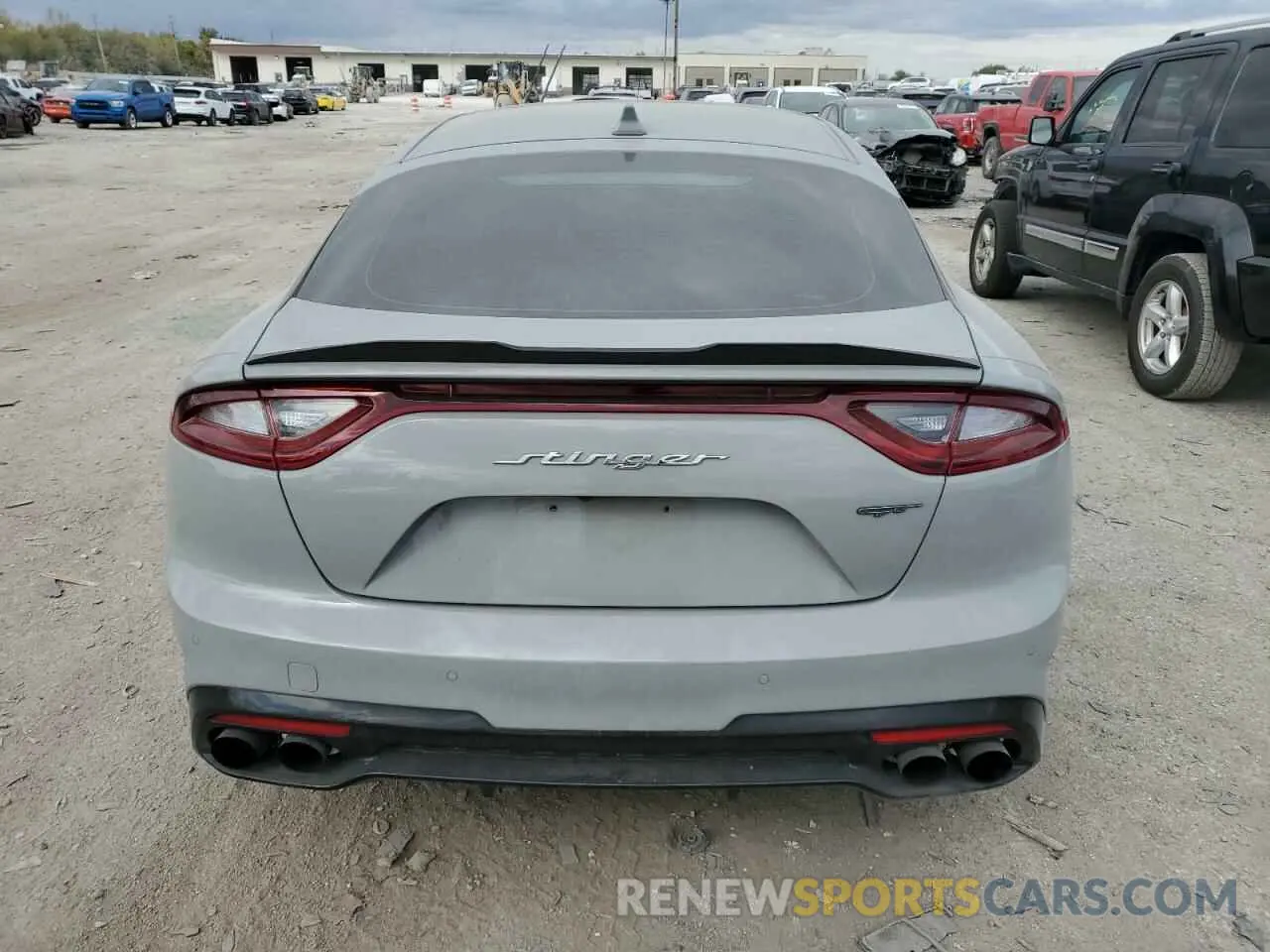 6 fotografías del automóvil dañado KNAE55LC2L6073301 KIA STINGER 2020