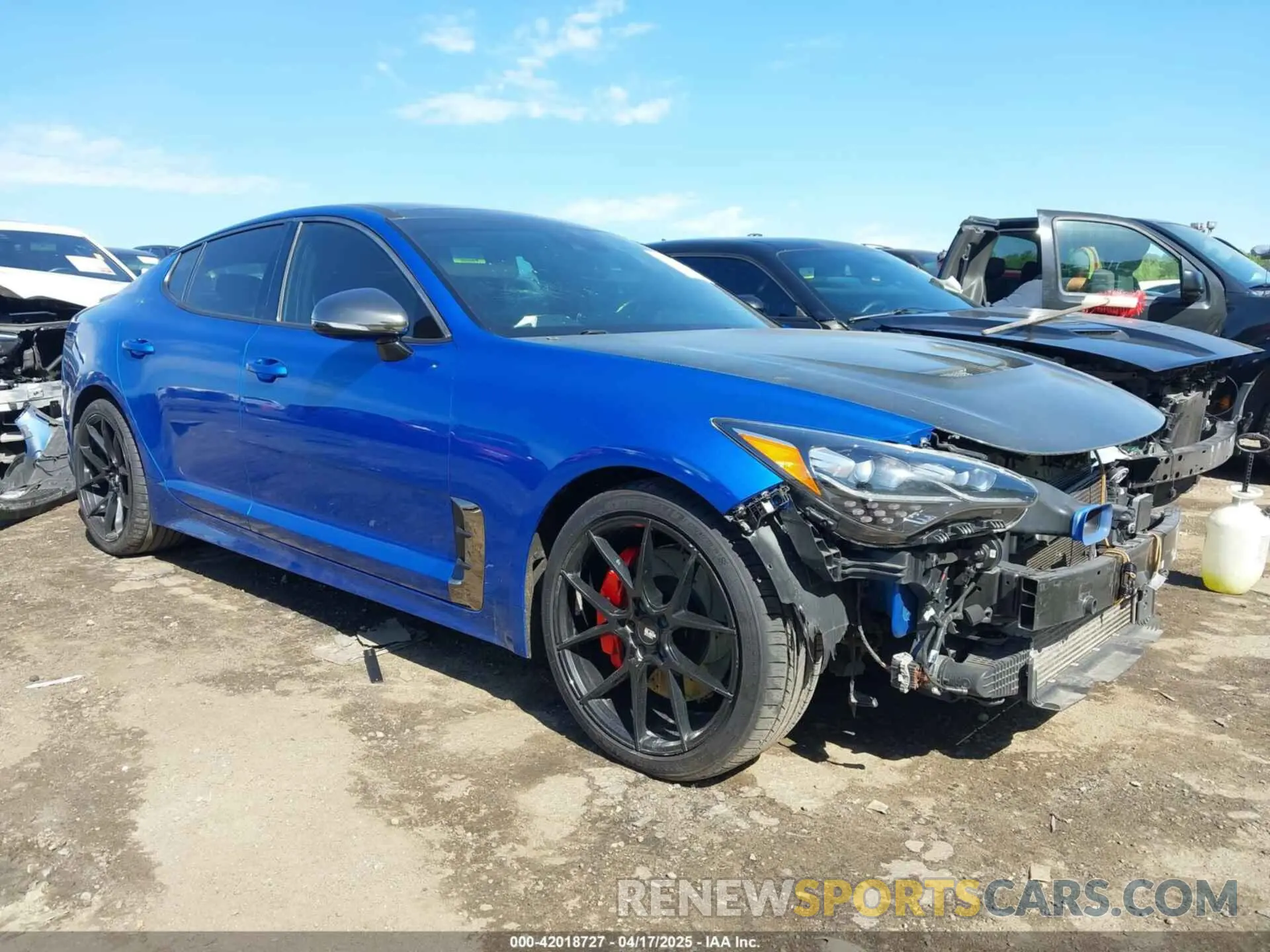 1 fotografías del automóvil dañado KNAE55LC5L6084695 KIA STINGER 2020