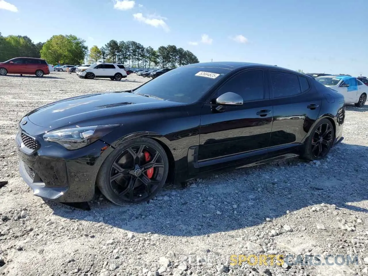 1 fotografías del automóvil dañado KNAE55LC7L6071883 KIA STINGER 2020