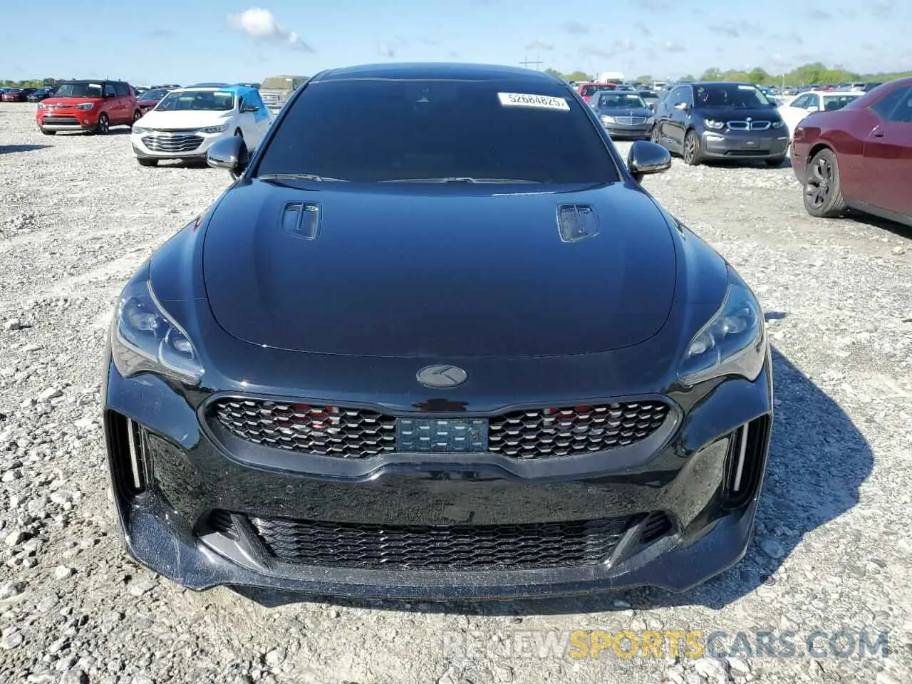 5 fotografías del automóvil dañado KNAE55LC7L6071883 KIA STINGER 2020