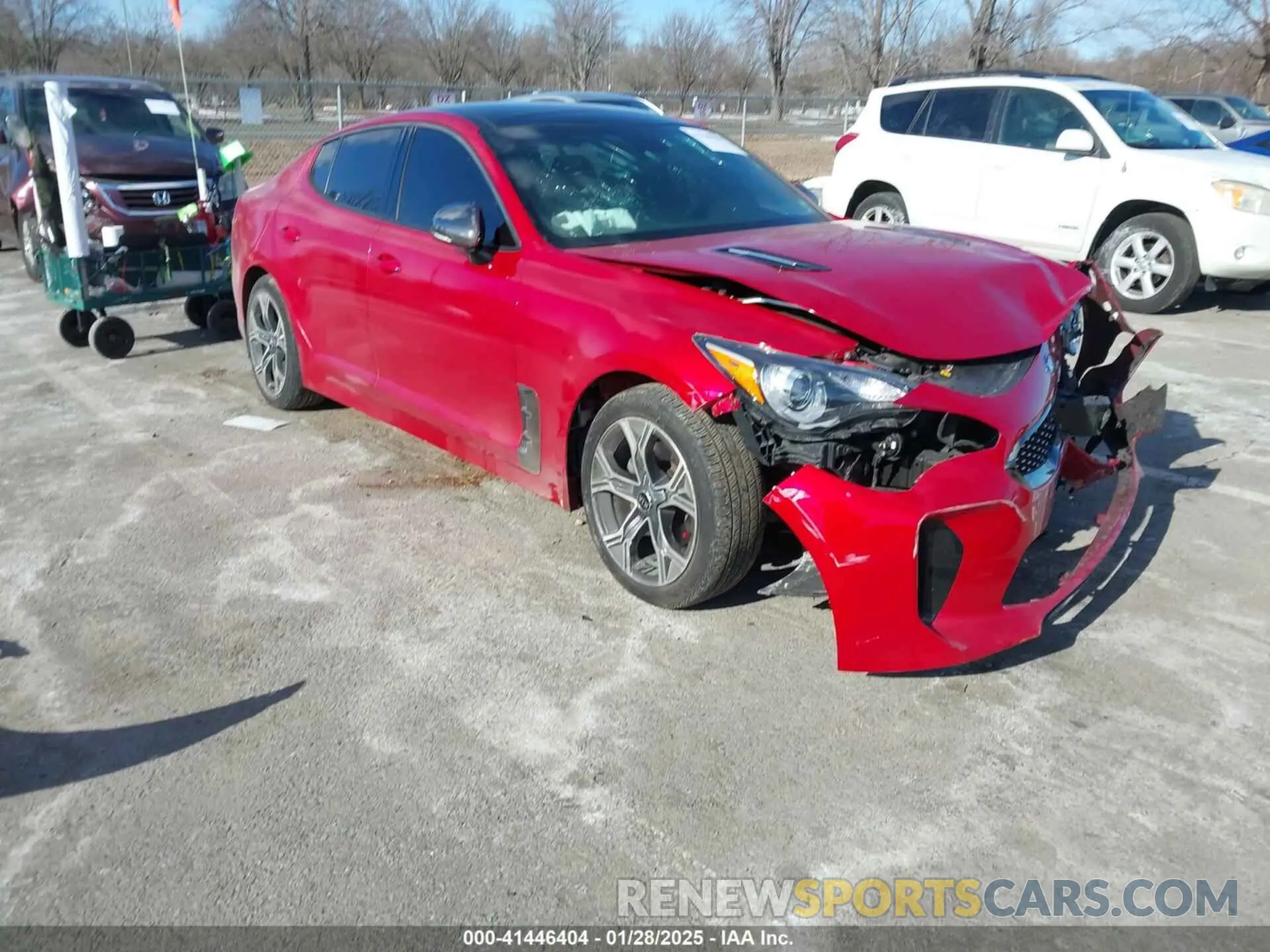 1 fotografías del automóvil dañado KNAE15LA0M6088116 KIA STINGER 2021