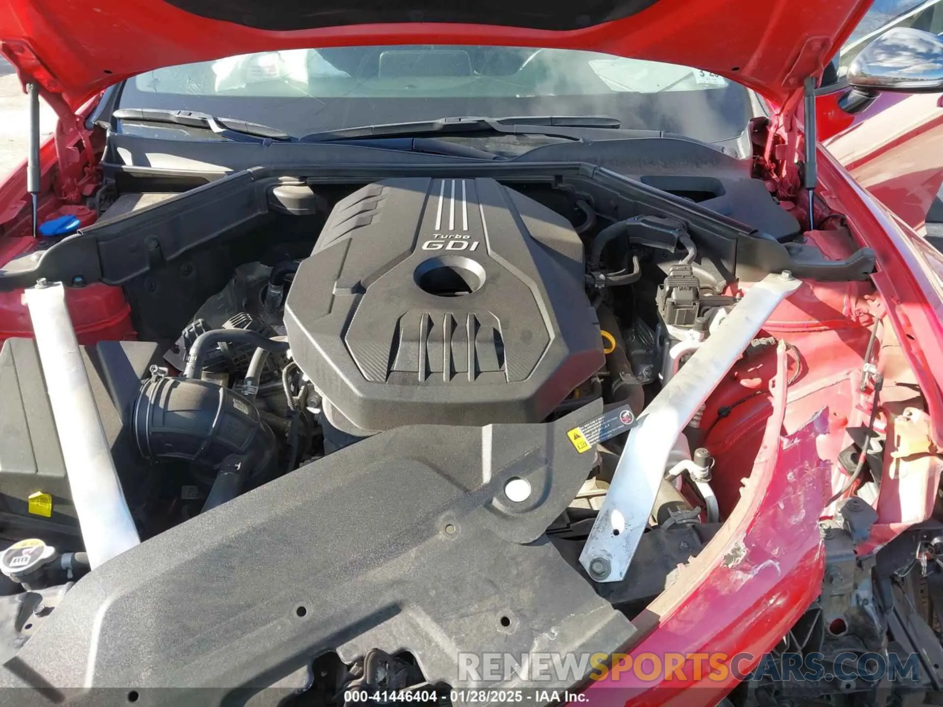 10 fotografías del automóvil dañado KNAE15LA0M6088116 KIA STINGER 2021