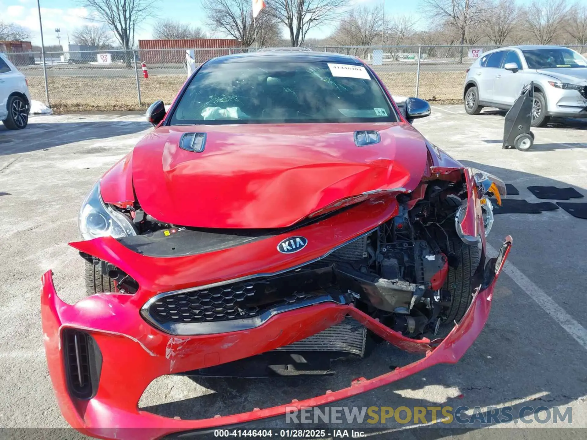12 fotografías del automóvil dañado KNAE15LA0M6088116 KIA STINGER 2021