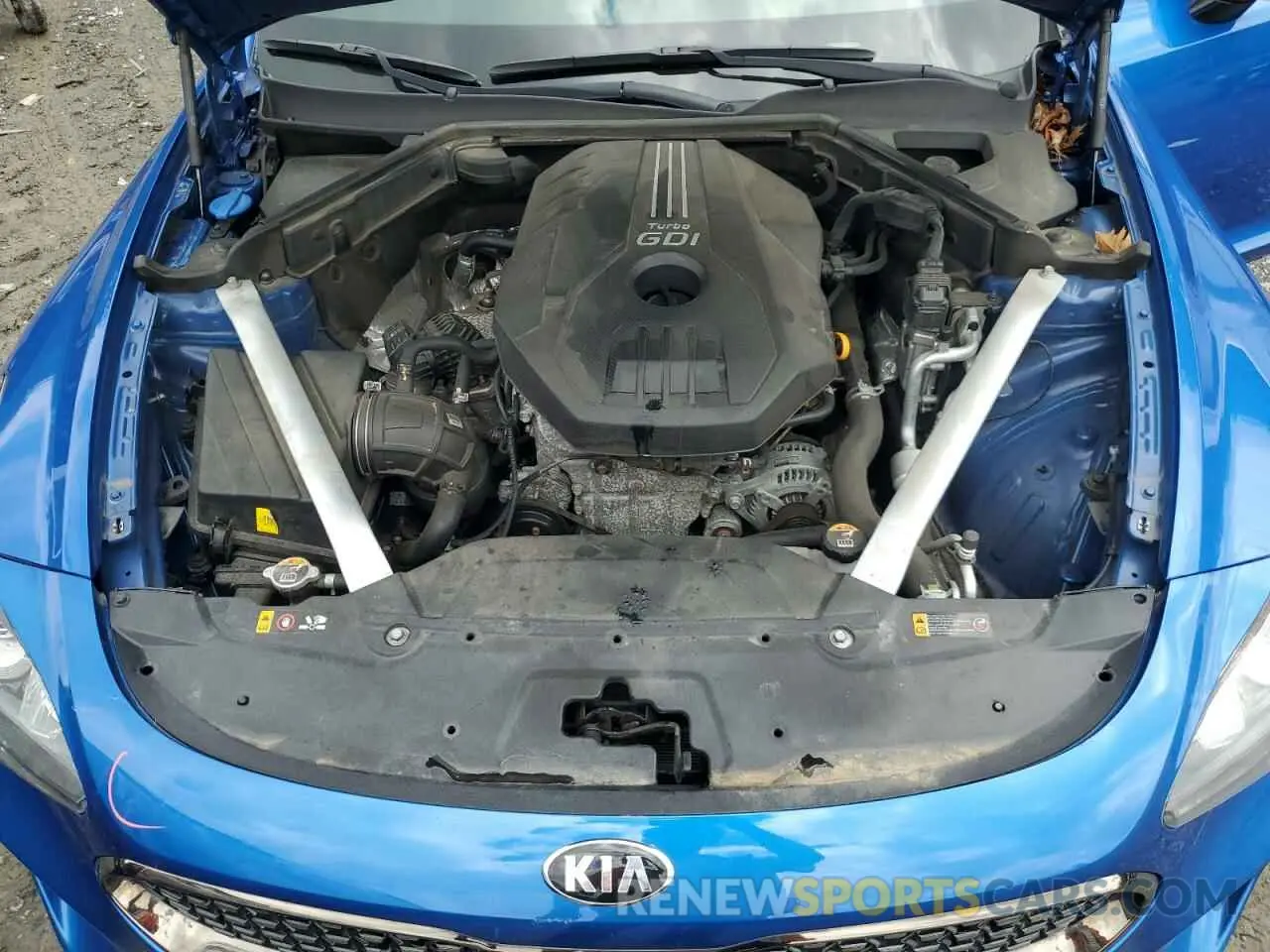 11 fotografías del automóvil dañado KNAE15LA3M6089907 KIA STINGER 2021