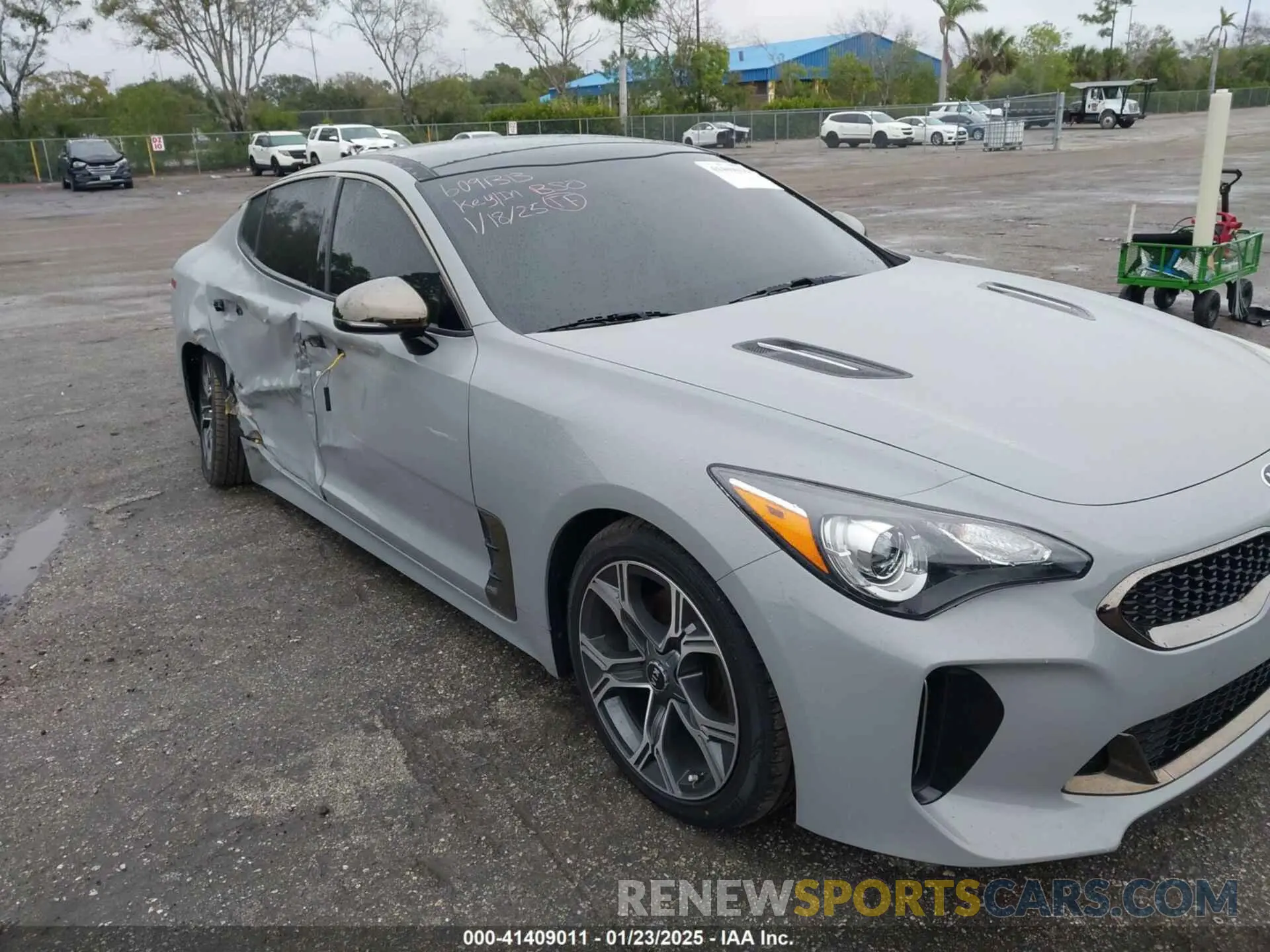 6 fotografías del automóvil dañado KNAE15LA6M6091313 KIA STINGER 2021