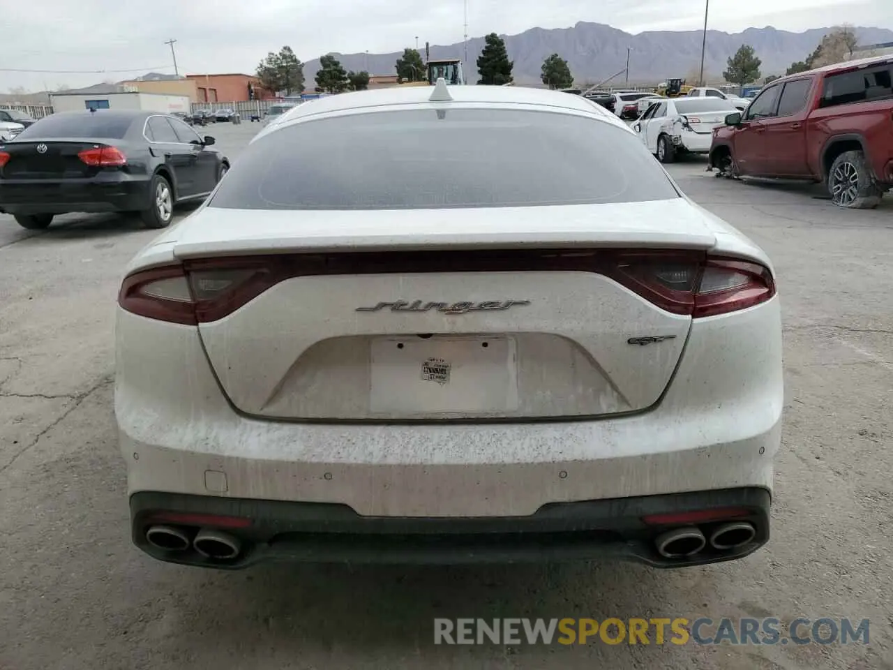 6 fotografías del automóvil dañado KNAE45LC2M6089986 KIA STINGER 2021