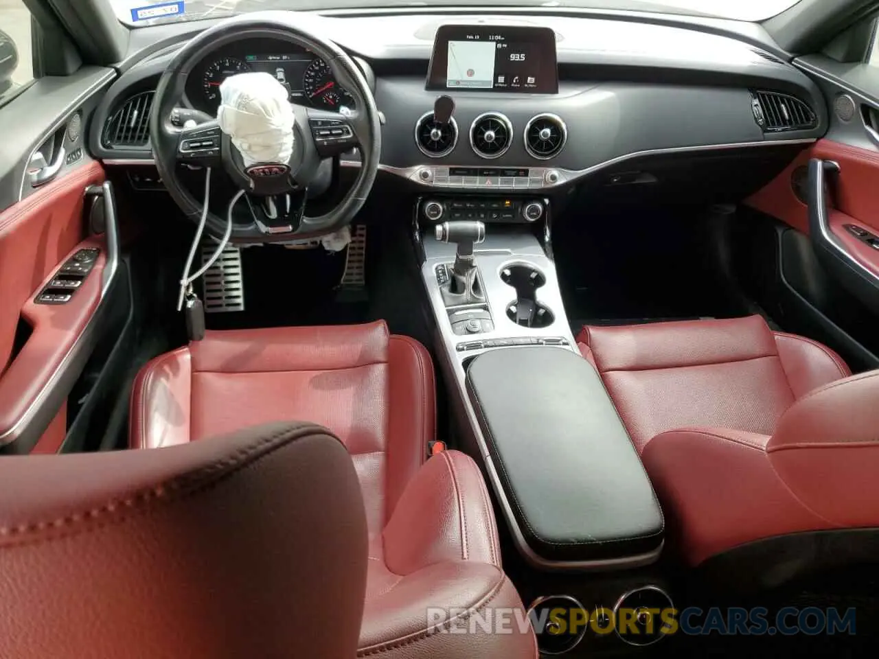 8 fotografías del automóvil dañado KNAE45LC2M6089986 KIA STINGER 2021