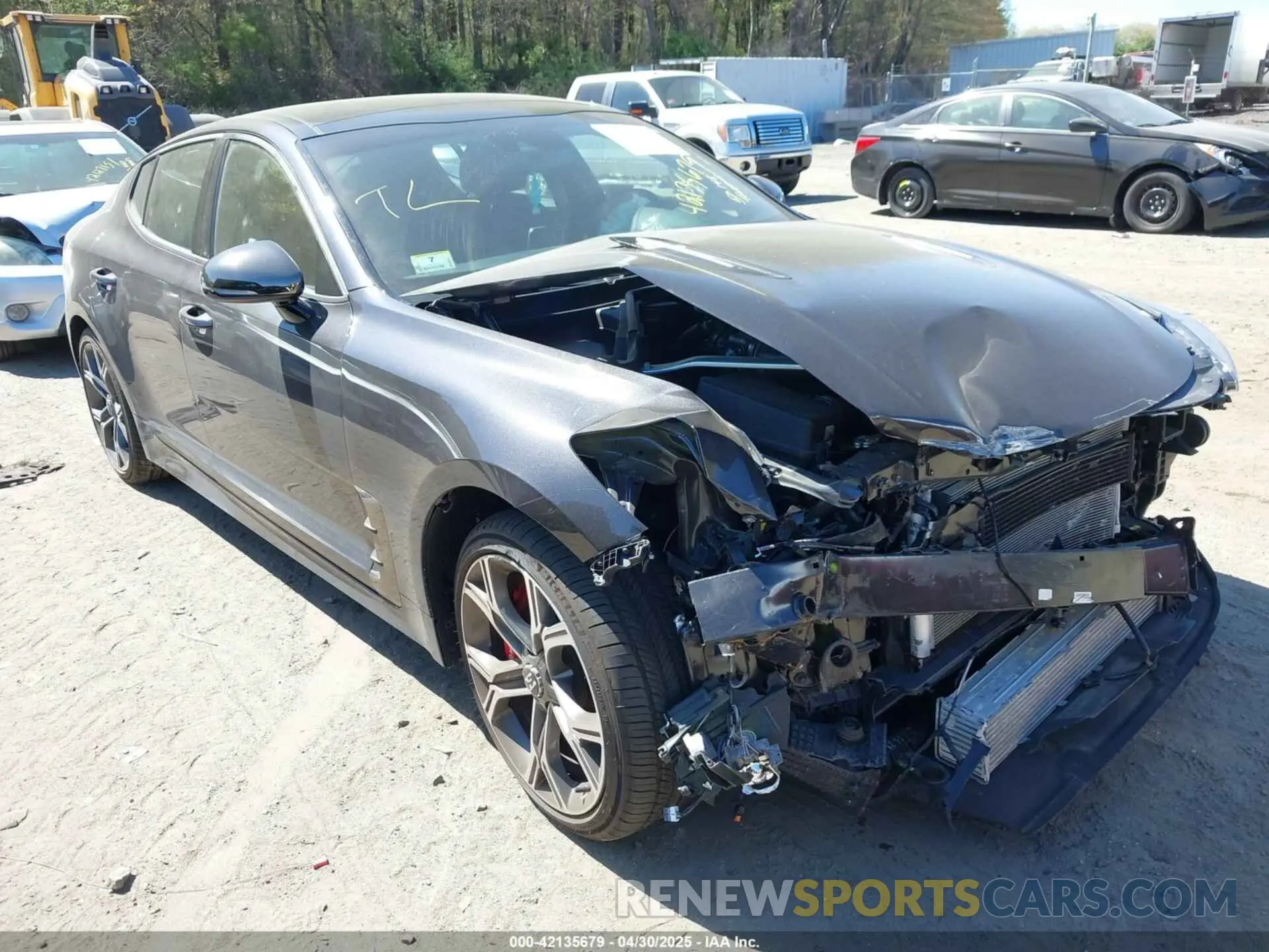 1 fotografías del automóvil dañado KNAE45LC8M6091760 KIA STINGER 2021