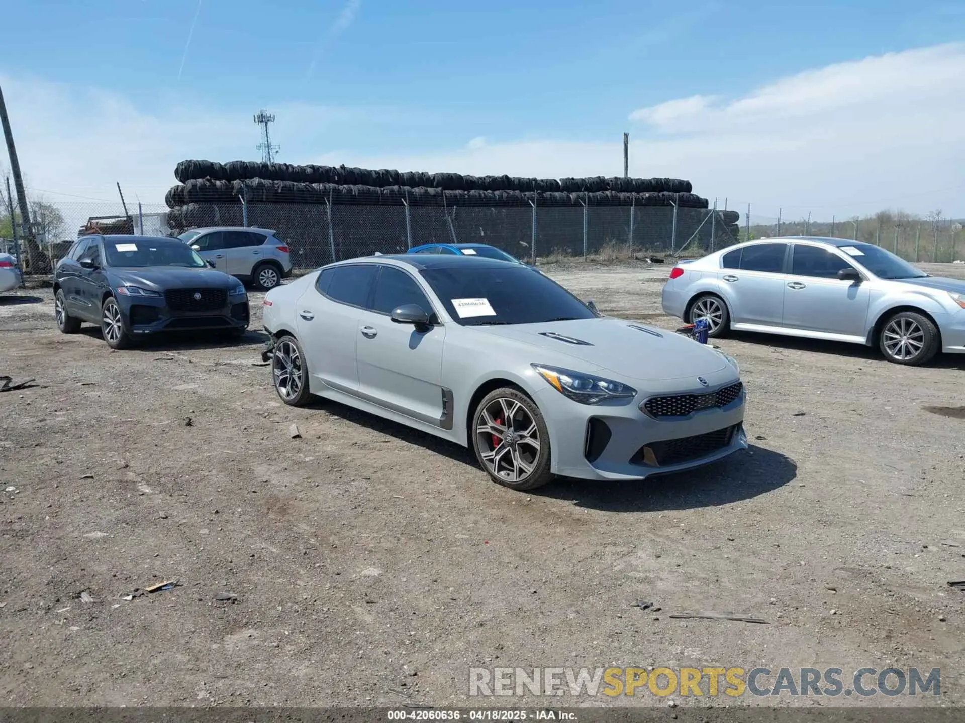 1 fotografías del automóvil dañado KNAE55LC5M6097786 KIA STINGER 2021
