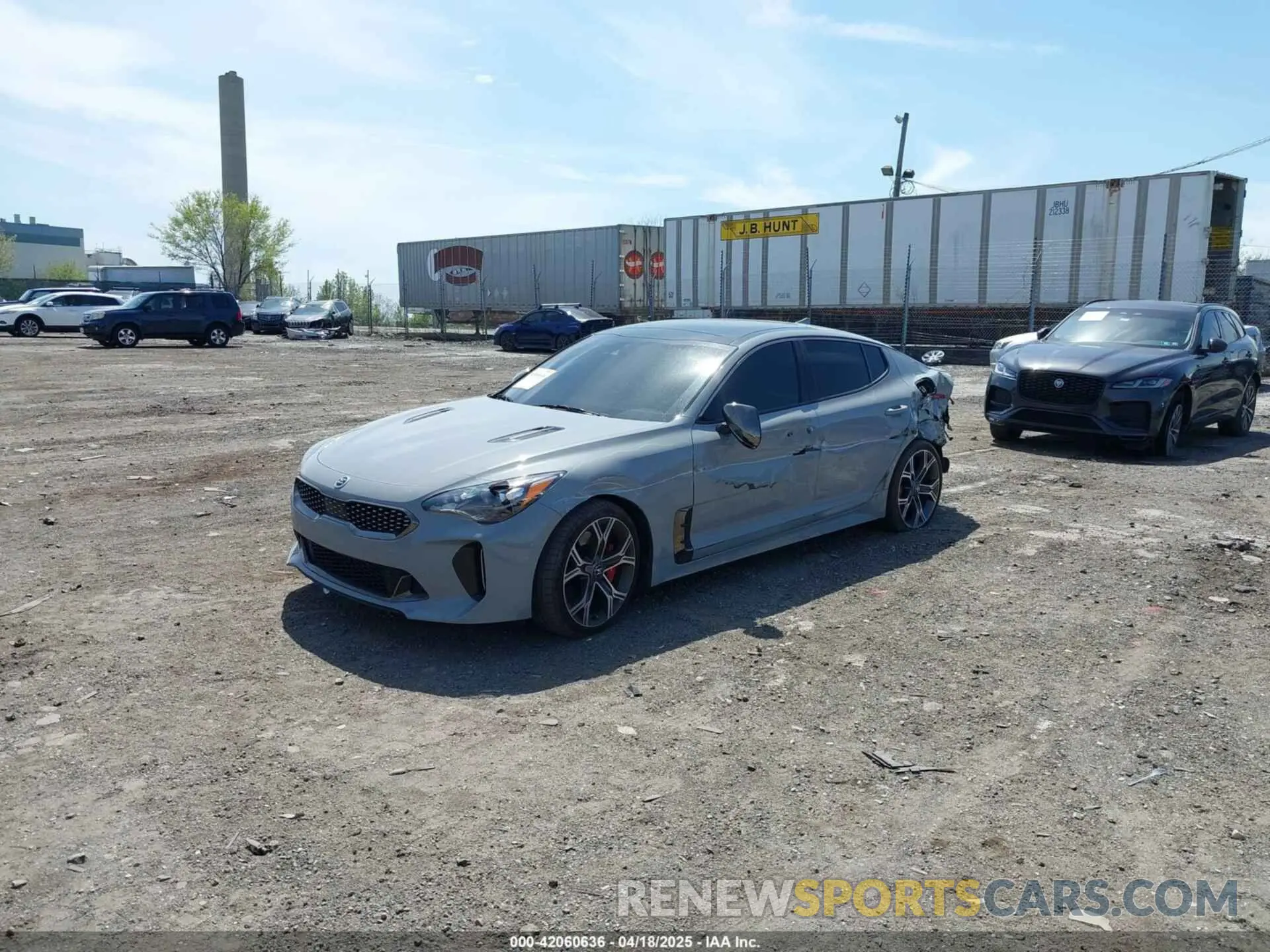 2 fotografías del automóvil dañado KNAE55LC5M6097786 KIA STINGER 2021