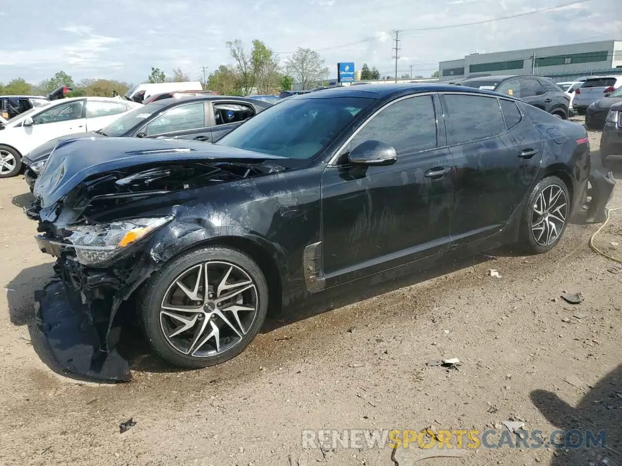 1 fotografías del automóvil dañado KNAE35LD0N6116275 KIA STINGER 2022