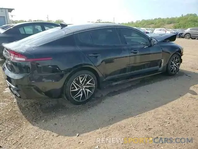 14 fotografías del automóvil dañado KNAE35LD0N6116275 KIA STINGER 2022