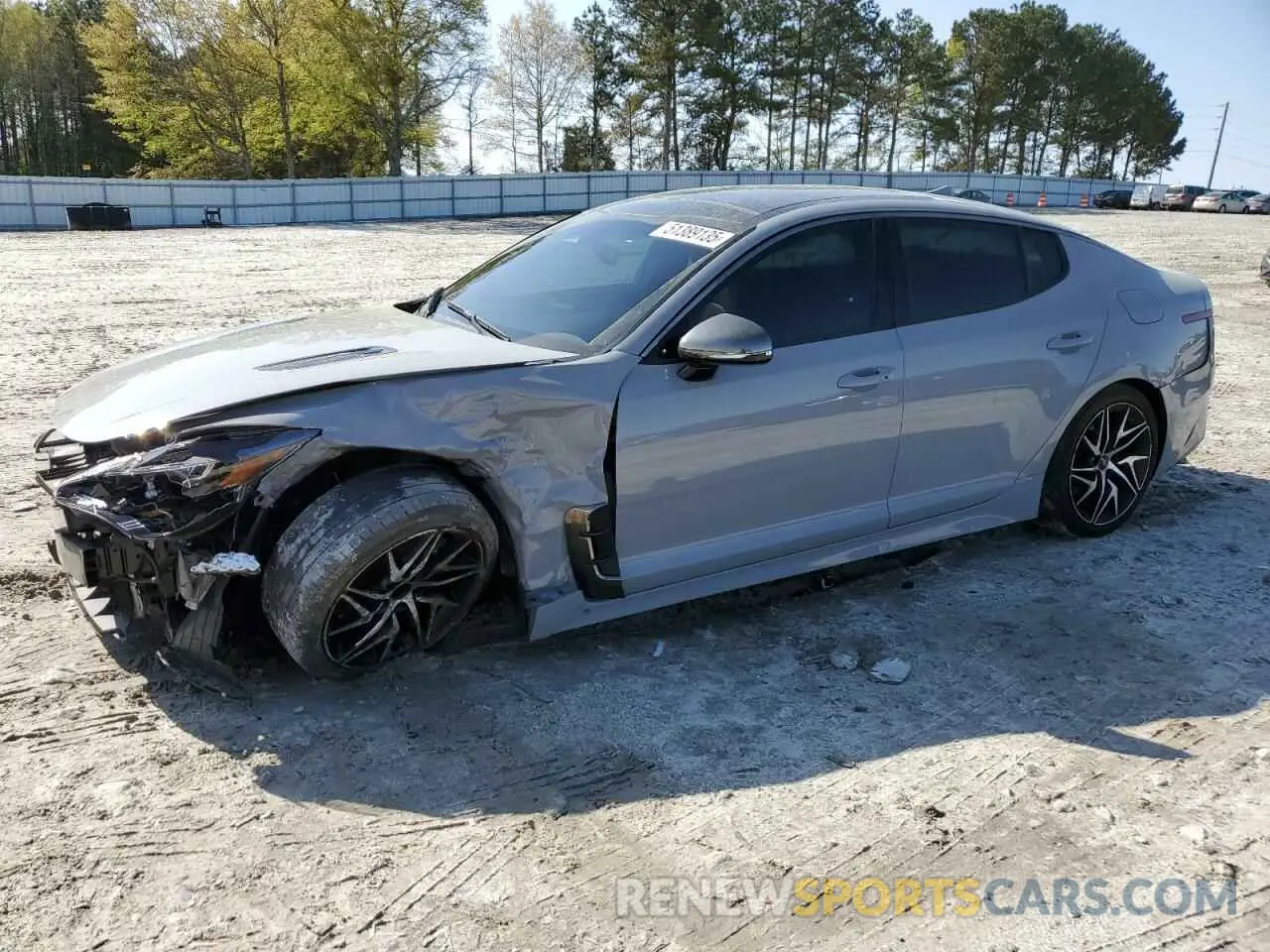 1 fotografías del automóvil dañado KNAE35LD0N6116390 KIA STINGER 2022