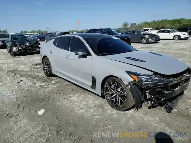 11 fotografías del automóvil dañado KNAE35LD0N6116390 KIA STINGER 2022