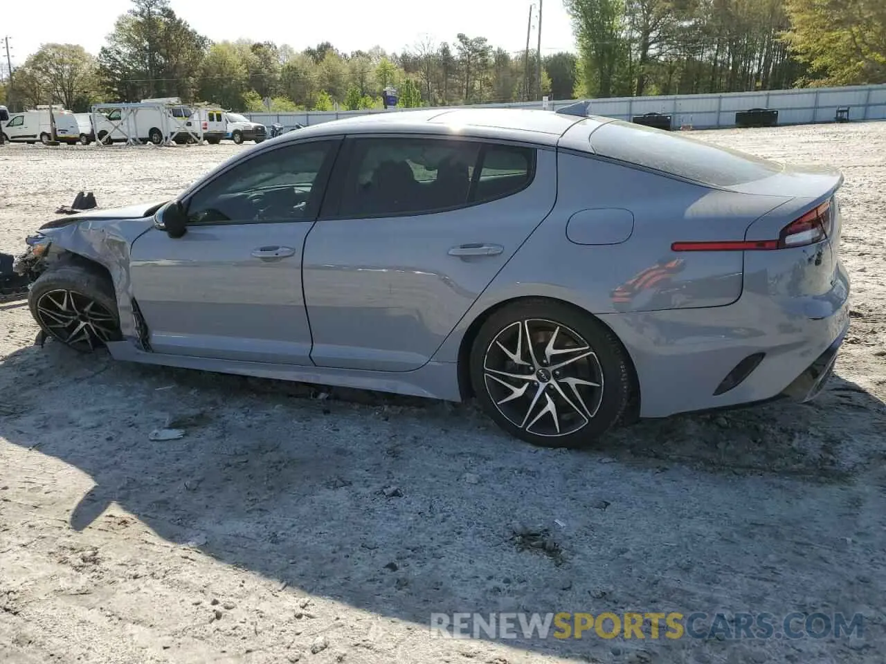 2 fotografías del automóvil dañado KNAE35LD0N6116390 KIA STINGER 2022