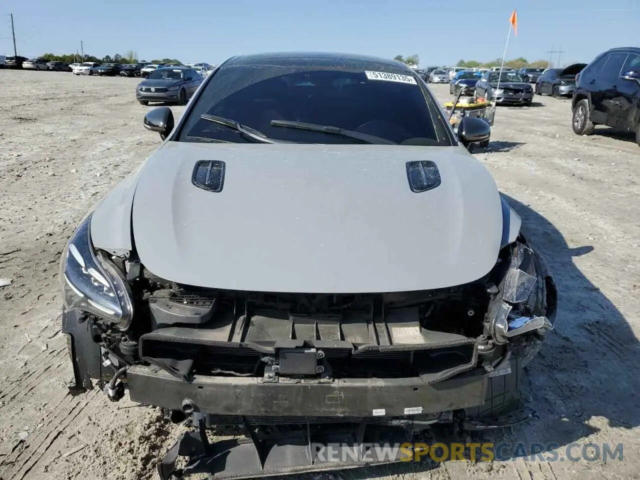 5 fotografías del automóvil dañado KNAE35LD0N6116390 KIA STINGER 2022