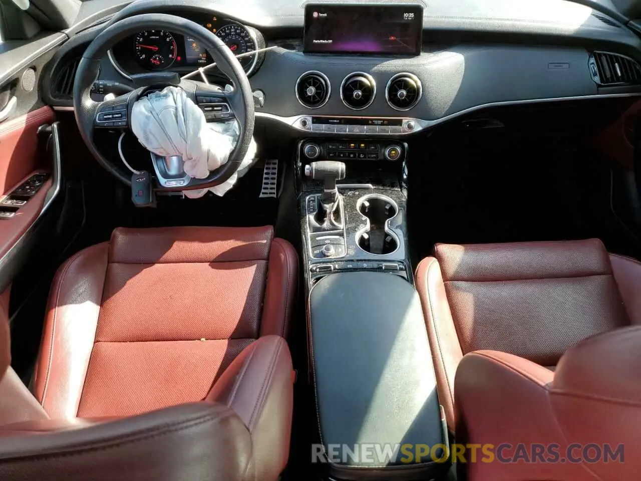 8 fotografías del automóvil dañado KNAE35LD0N6116390 KIA STINGER 2022